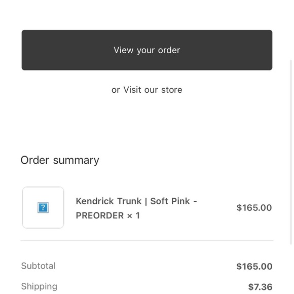 Brandon Blackwood Kendrick Trunk - Soft Pink (2021) - Picture 4 of 4